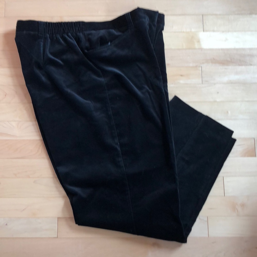 COPY - Jones New York Black Velvet pants SZ 20W EUC